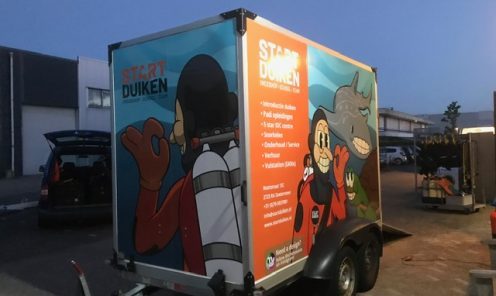 Start Duiken Sticker