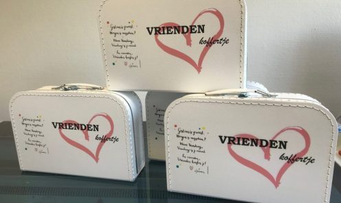 Vriendenkoffertjes bedrukken